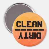 Schoon of Vuil? v.2 Magneet (Voorkant / Achterkant)