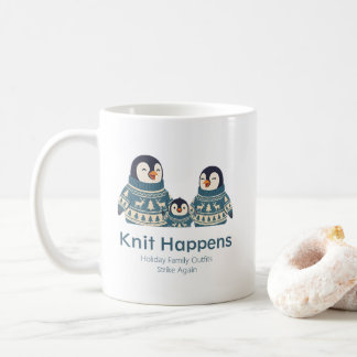 Schoon Pinguïn Trui Familie | Breien Gebeurt Koffiemok