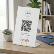 Schoon professioneel Google Review QR-code logo
