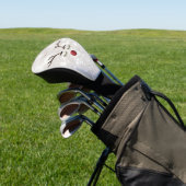 Schoon Rendiergezicht, Bokeh Golfheadcover (Insitu)