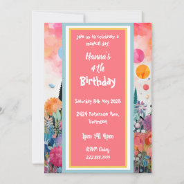 Schoon Roze Toverkasteel Kaart