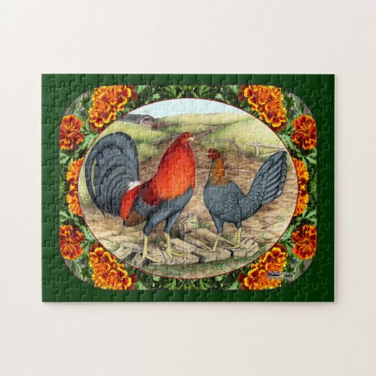 Schoon spelpluimvee legpuzzel (Horizontaal)