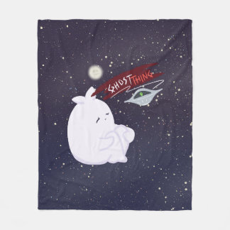 Schoon spookachtig & UFO fleece deken