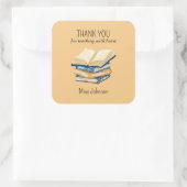 Schoon Tutor Bedankt Sticker | Scan de QR-code (Tas)