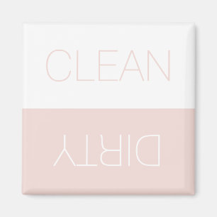 Schoon Vuil indicator vaatwasser blush roze eenvou Magneet
