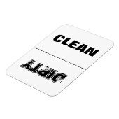 Schoon Vuil (Zwart & Wit) Magneet (Linkerzijde)