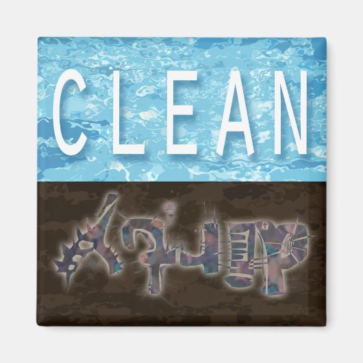 Schoon/Vuile vaatwasmachine magneet (Voorkant)