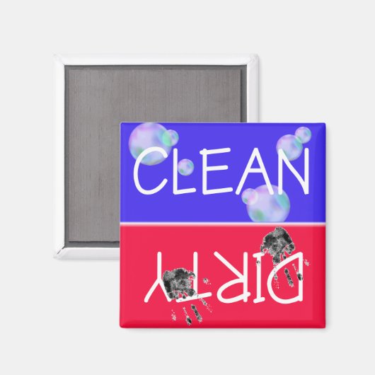 SCHOON-VUILE Vaatwasser Magneet (Voorkant / Achterkant)