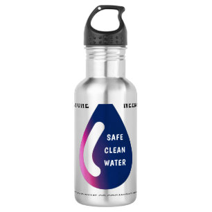 Schoon Water Blijf Veilig Zakelijk Aanpassen Waterfles