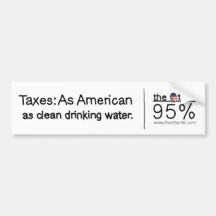 Schoon water bumpersticker