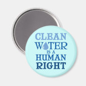 Schoon water magneet (Voorkant / Achterkant)