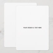 Schoon Witte Minimalistische Dankkaart voor Lerare (Voorkant / Achterkant)