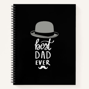 Schoon zwart en wit vintage notitieboek journaal
