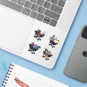 SCHOONBOEKSCHOKKEN STICKER (Laptop met iPhone)