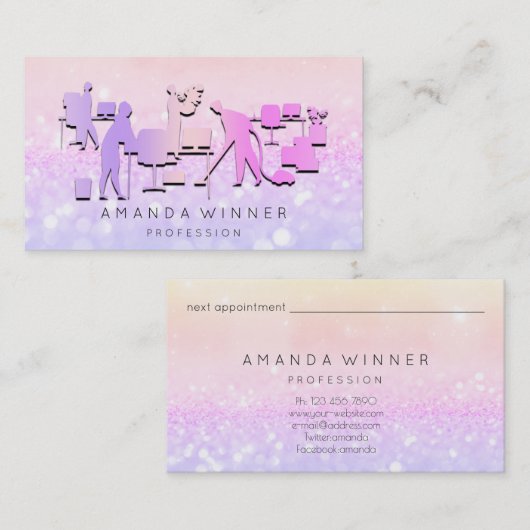 SCHOONDIENSTEN VERWIJDEREN EN OPSLAGHOUSEKEEPEN AFSPRAKENKAARTJE (Voorkant / Achterkant)