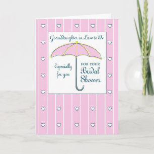 Schoondochter Komt Pink Bruiloftsshower Kaart