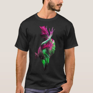 Schoone Guppy vis Fancy Guppy's Thaise vechtvis T-shirt