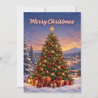Schoone Magische Kerstkaart