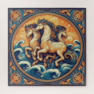 "Schoone Mystieke Paarden" 49 Legpuzzel