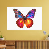 Schoone Vlinderkunst Canvas Afdruk (Insitu (Woonkamer))