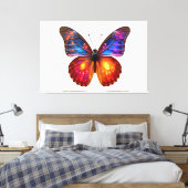 Schoone Vlinderkunst Canvas Afdruk (Insitu (Slaapkamer))