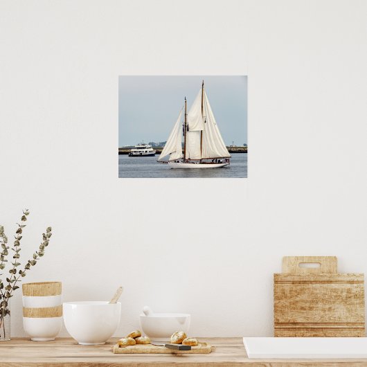 Schooner Brilliant Poster (Keuken)