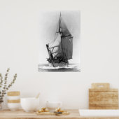 Schooner EG White Poster (Keuken)