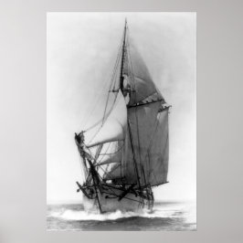 Schooner EG White Poster
