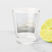 Schooner schip Harriet 1900s Shot Glas (Achterkant)
