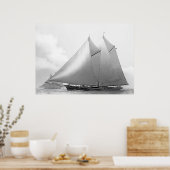 Schooner Yacht "Ramona" Poster (Keuken)
