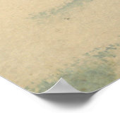 Schooner Zeailboot Waterverf Schilderen Poster (Hoek)