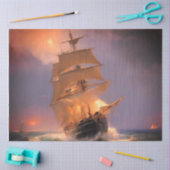 Schooner Zeilschip Tissue Paper Tissuepapier (Craft)