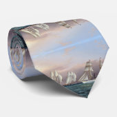 Schooners Dreadnought en Columbia 1870 Stropdas (Opgerold)