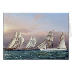 Schooners Dreadnought et Columbia 1870