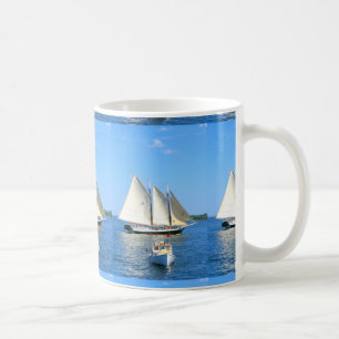 schooners et tasse de bateau de homard