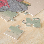 Schoonheden onder Cherry Blossoms  Ukiyo-e Legpuzzel (Zijkant)