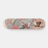 Schoonheden onder Cherry Blossoms  Ukiyo-e Skateboard (Horizontaal)