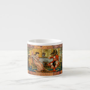 Schoonheid Beest Klassieke Sprookjesfiguren Espresso Kop