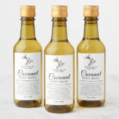 Schoonheid body wash label vogel logo of op maat wijn etiket (Flessen)