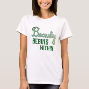 Schoonheid Botanische Typografie T-shirt