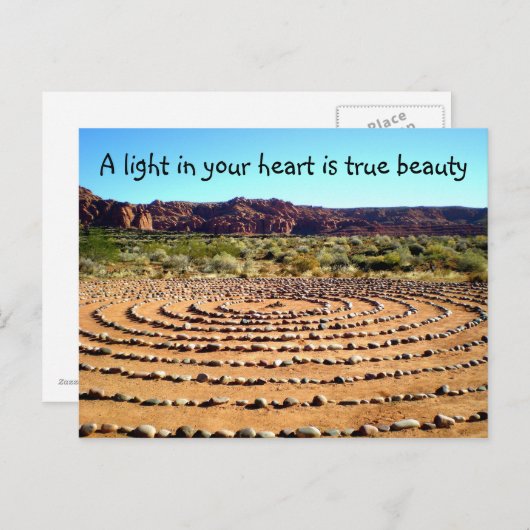 Schoonheid Briefkaart (Voorkant / Achterkant)