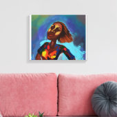 Schoonheid Canvas Afdruk (Insitu (Woonkamer))