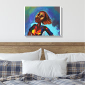 Schoonheid Canvas Afdruk (Insitu (Slaapkamer))
