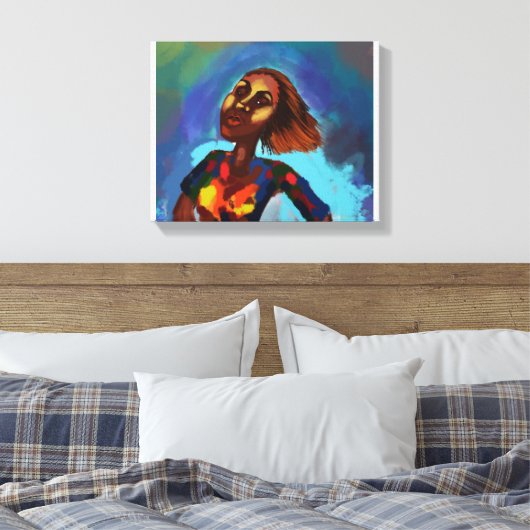 Schoonheid Canvas Afdruk (Insitu (Slaapkamer))