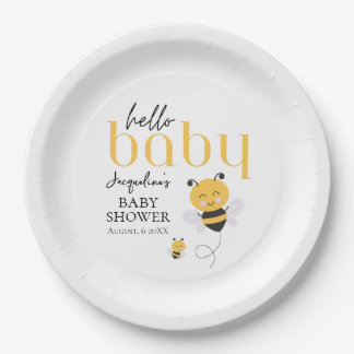 Schoonheid Celebraties: Hallo Baby Bij Shower Papieren Bordje