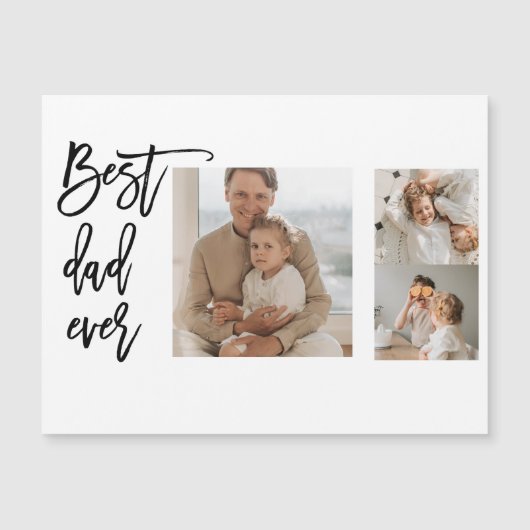 Schoonheid Collage Foto Beste Papa Ooit Cadeau (Voorkant)