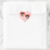 Schoonheid & Dot.ca Harten Hart Sticker (Tas)