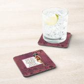 schoonheid Drink wijn Funny Bier Onderzetter (Rechterzijde)