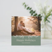 Schoonheid & Eenvoud  Feestdagenkaart (Staand voorkant)