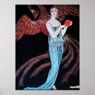 SCHOONHEID EN FENIX, MODEONTWERPER MAKE-UP ARTIEST POSTER